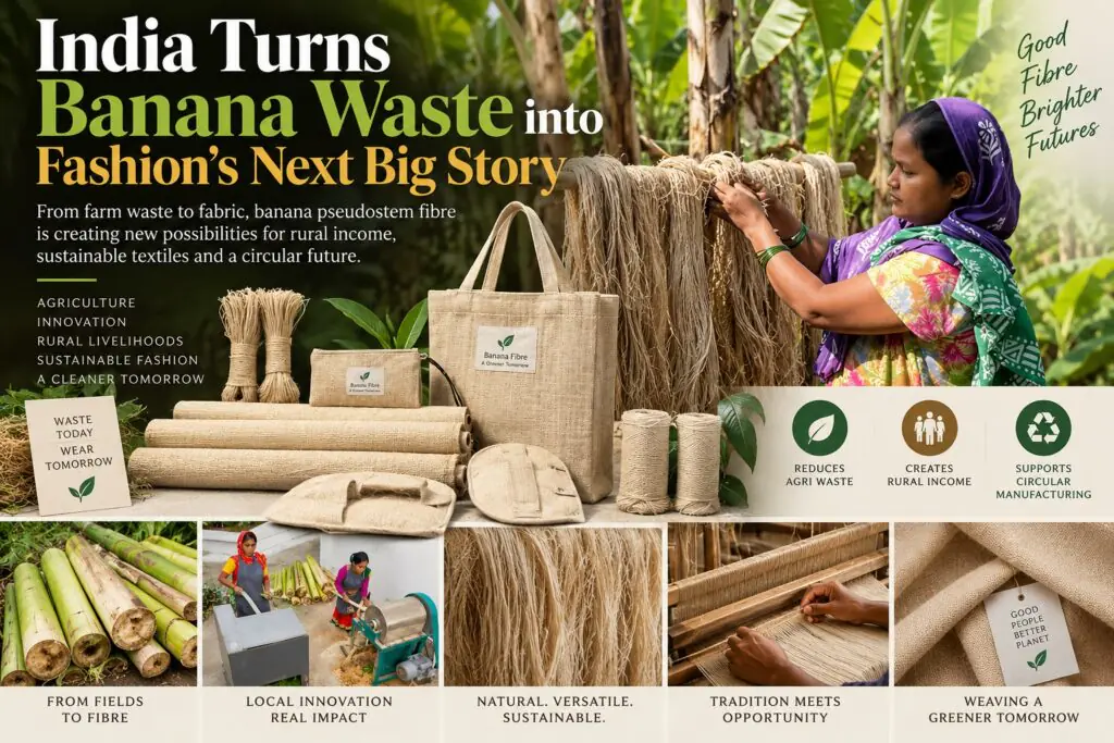 Banana Waste to Textile: How India Is Turning Pseudostems Into Fibre