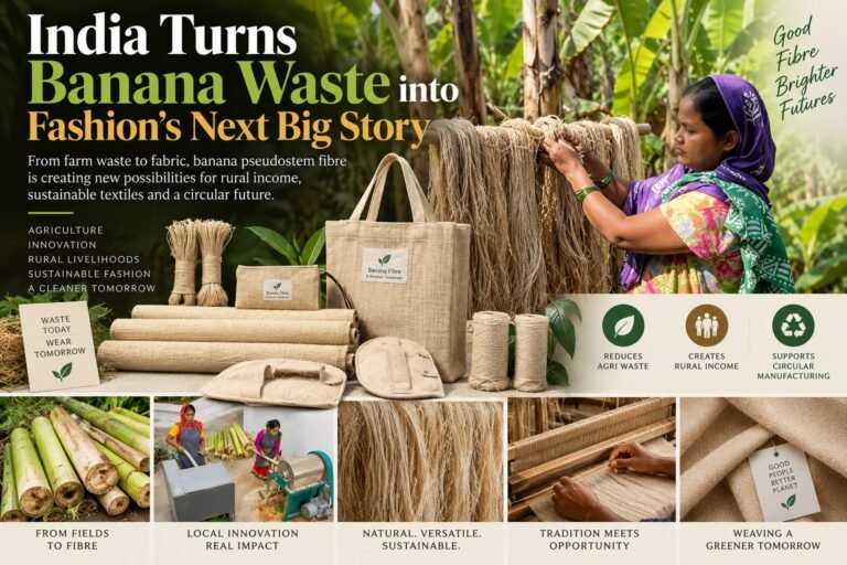 Banana Waste to Textile: How India Is Turning Pseudostems Into Fibre
