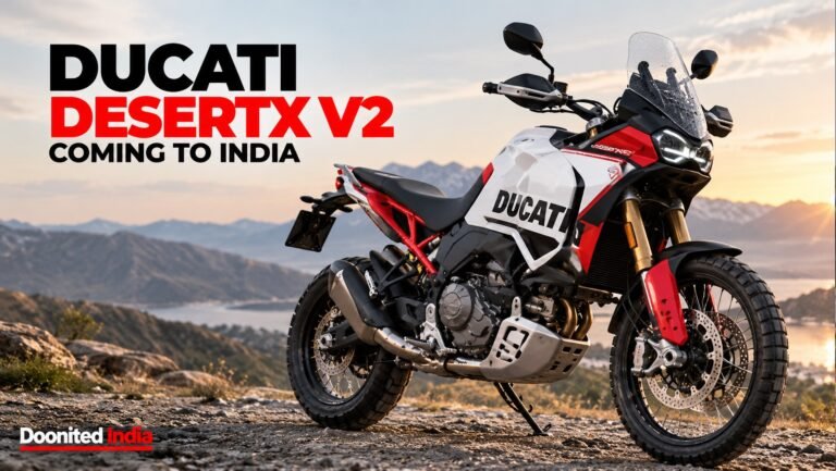 Ducati DesertX V2 is expected in India in November 2026