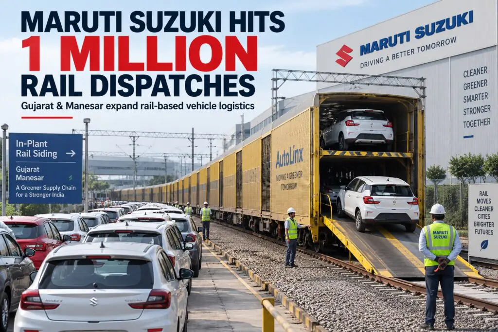 One Million Cars by Rail: How Maruti Is Changing India’s Auto Logistics