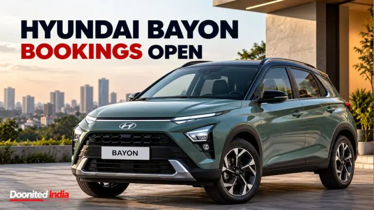 Hyundai Bayon 2026 SUV for India with distinctive H-Edge LED lighting