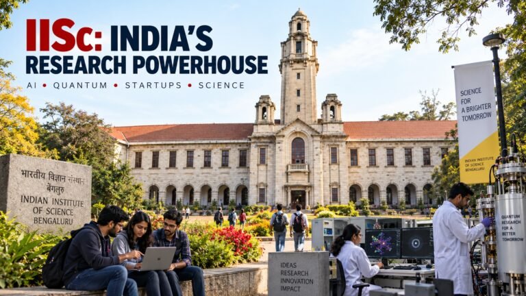 IISc: How India’s Premier Science Institute Is Building the Future IISc: How India’s Premier Science Institute Is Building the Future