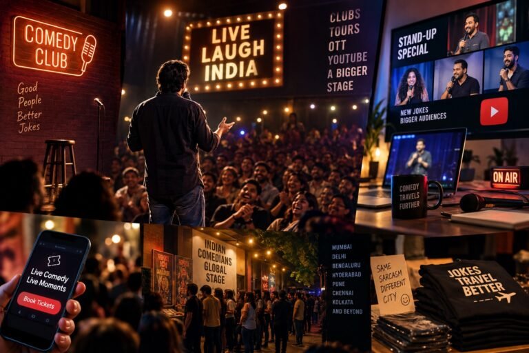 India’s Stand-Up Comedy Economy: From Small Clubs to Big Stages