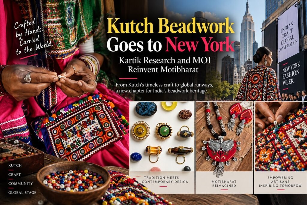 Kutch Beadwork Goes to New York: Kartik Research and MOI Reinvent Motibharat Kutch Beadwork Goes to New York: Kartik Research and MOI Reinvent Motibharat