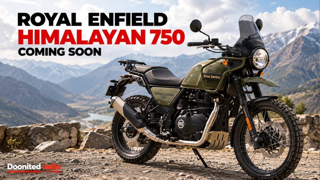 Royal Enfield Himalayan 750 is expected in India early 2027