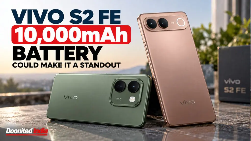 Vivo S2 FE launches in India on October 6, 2026.