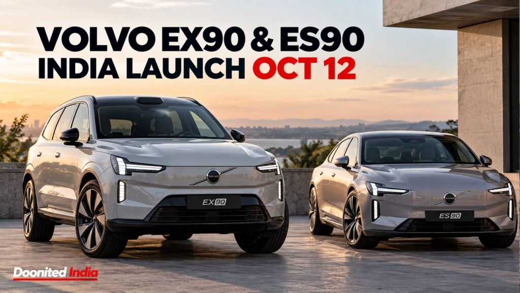 Volvo EX90 and ES90 India Launch on October 12, 2026