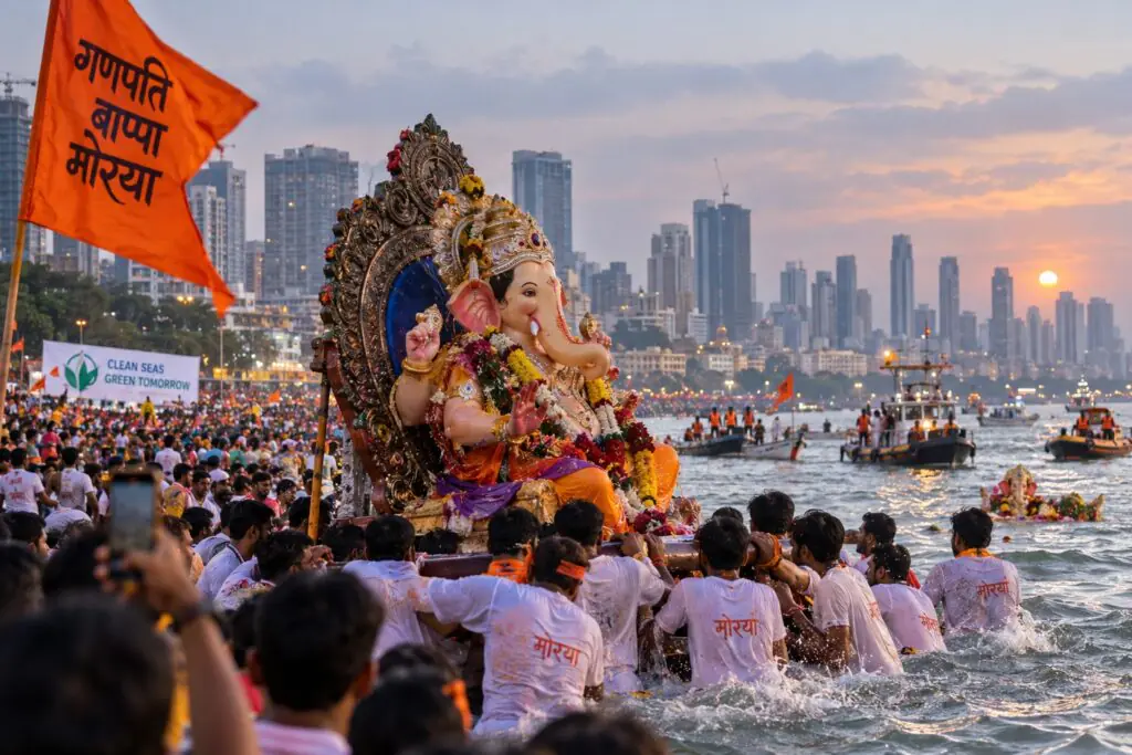 When India Says Goodbye to Bappa