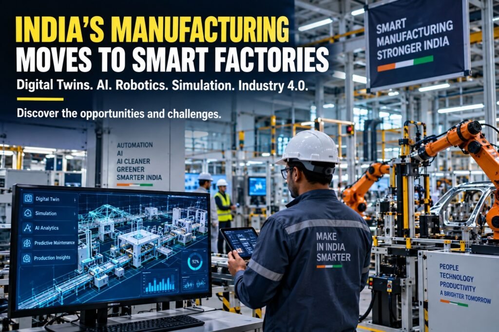 India’s Smart Factory Revolution: Digital Twins, AI & Robotics