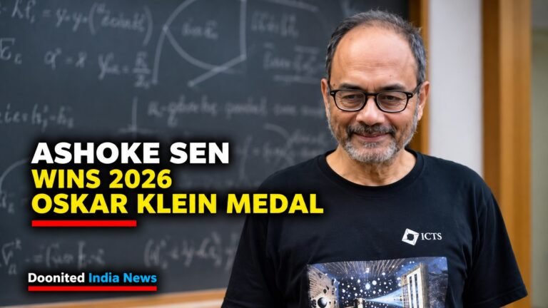 Professor Ashoke Sen Wins 2026 Oskar Klein Medal